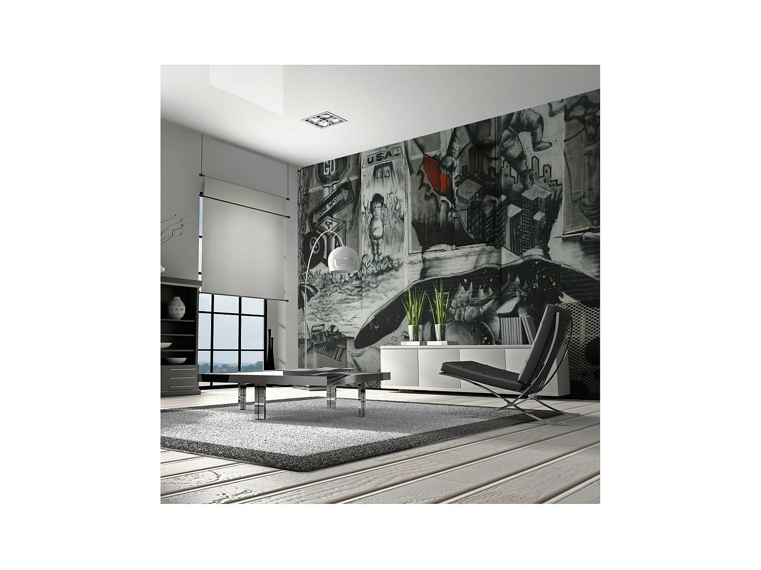 Papier Peint "Street Art Graffiti" 270 x 350 cm