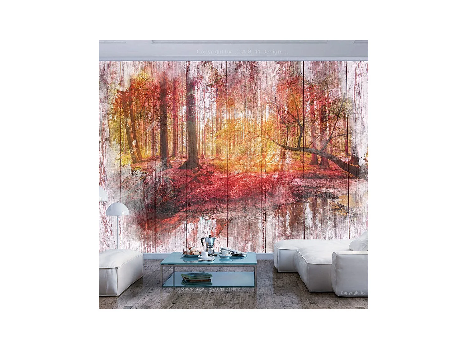 Papier Peint "Autumnal Forest" 210 x 300 cm