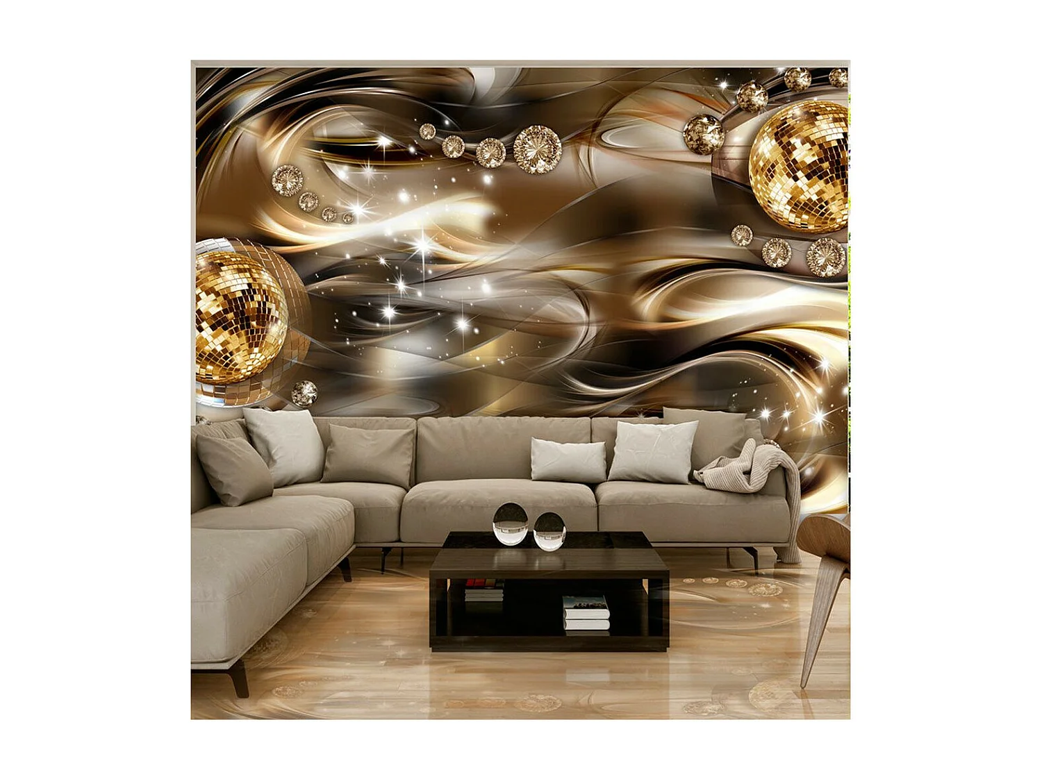 Papier Peint "Space Disco" 140 x 200 cm