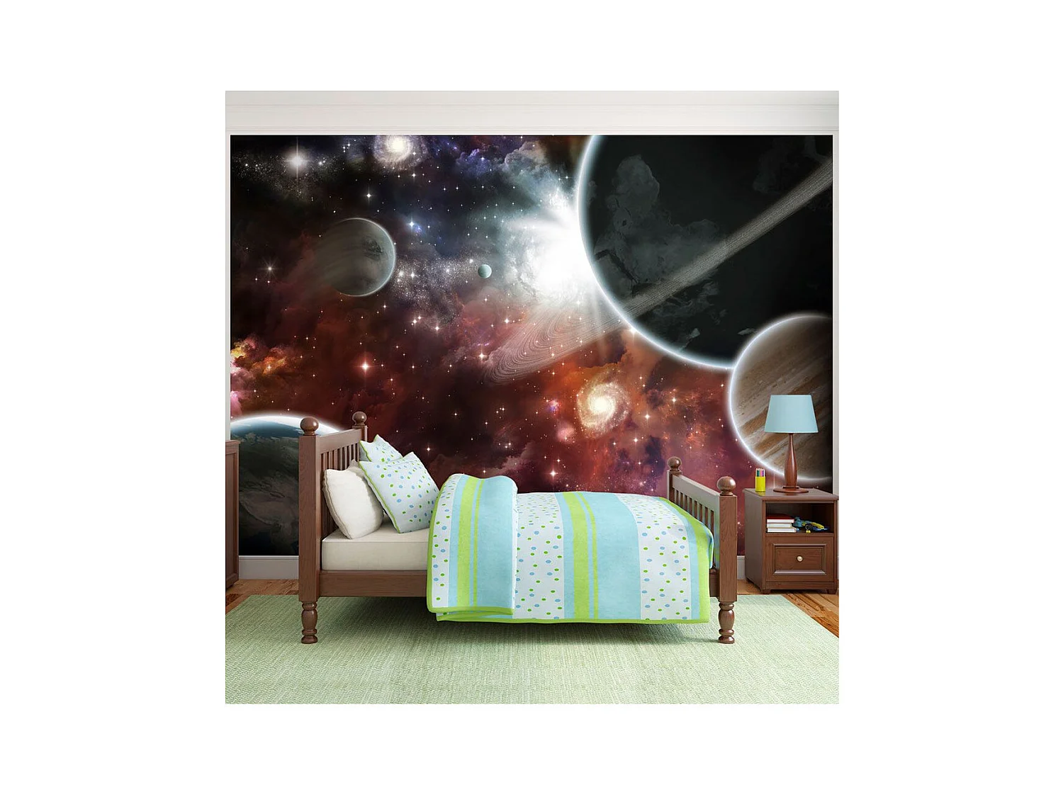 Papier Peint "Walk in Space" 70 x 100 cm