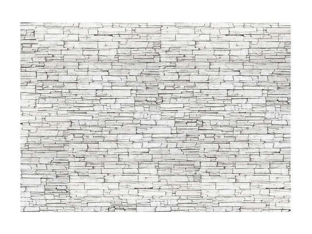 Papier Peint "White Brick III" 70 x 100 cm