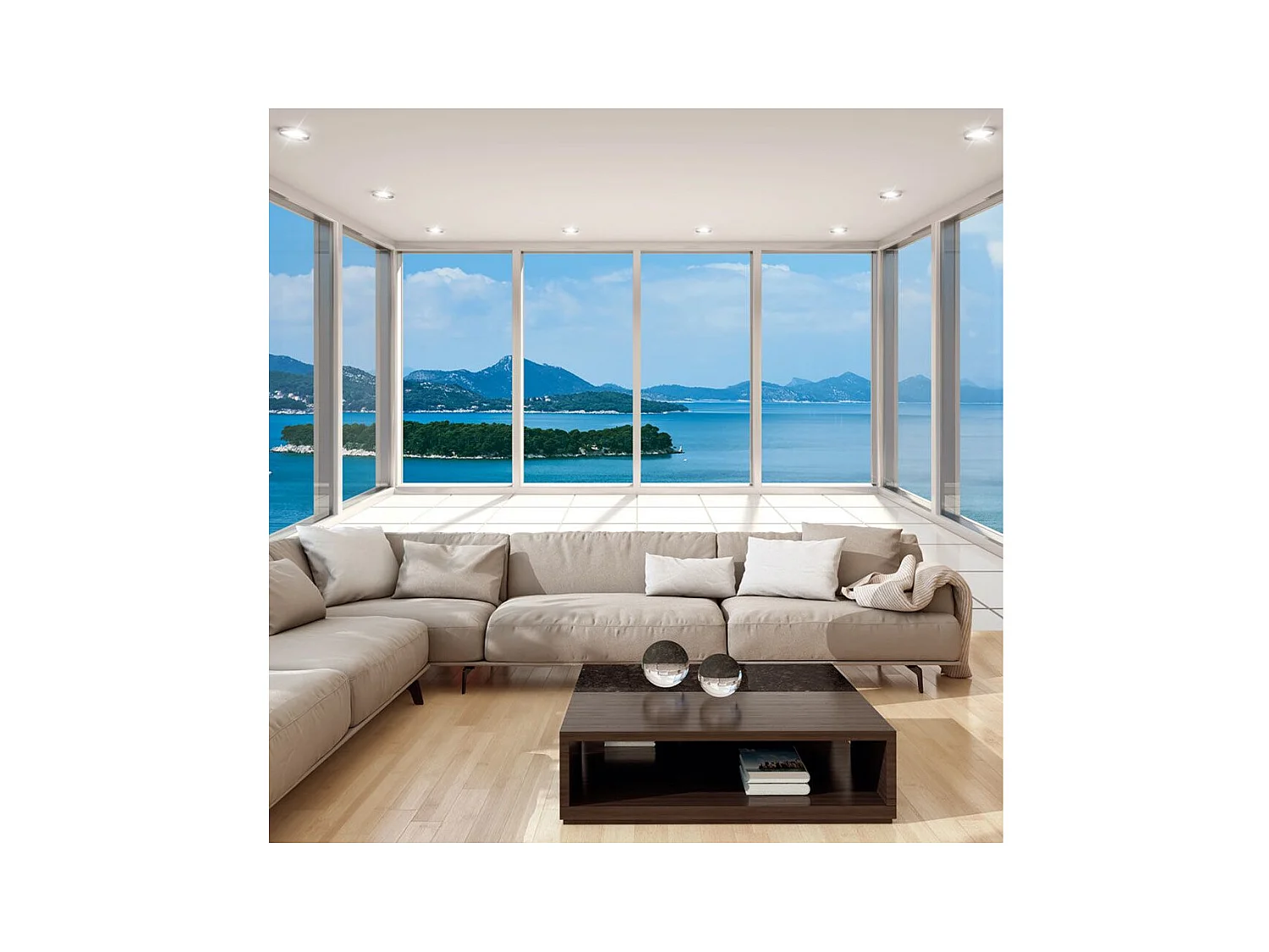 Papier Peint "Delightful View" 245 x 350 cm