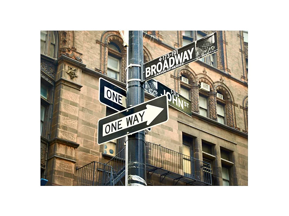 Papier Peint "Tous Les Chemins Mènent à Broadway" 231 x 300 cm