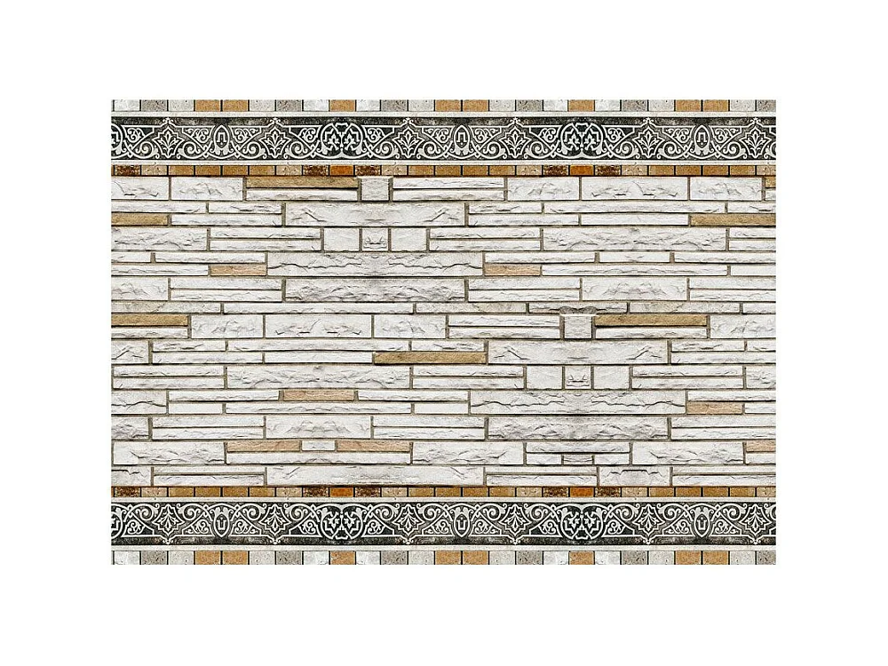 Papier Peint "Mosaique en Pierre" 175 x 250 cm