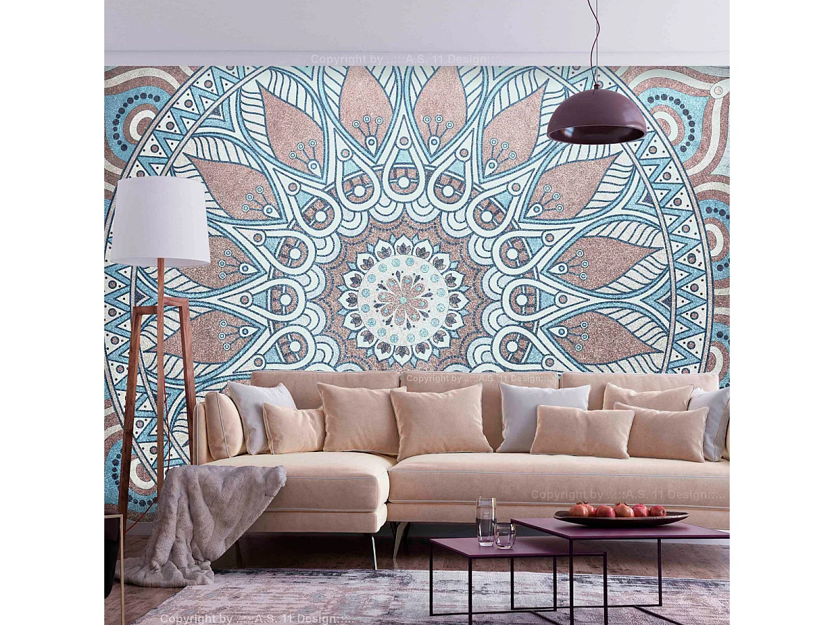 Papier Peint "Oriental Circle" 105 x 150 cm