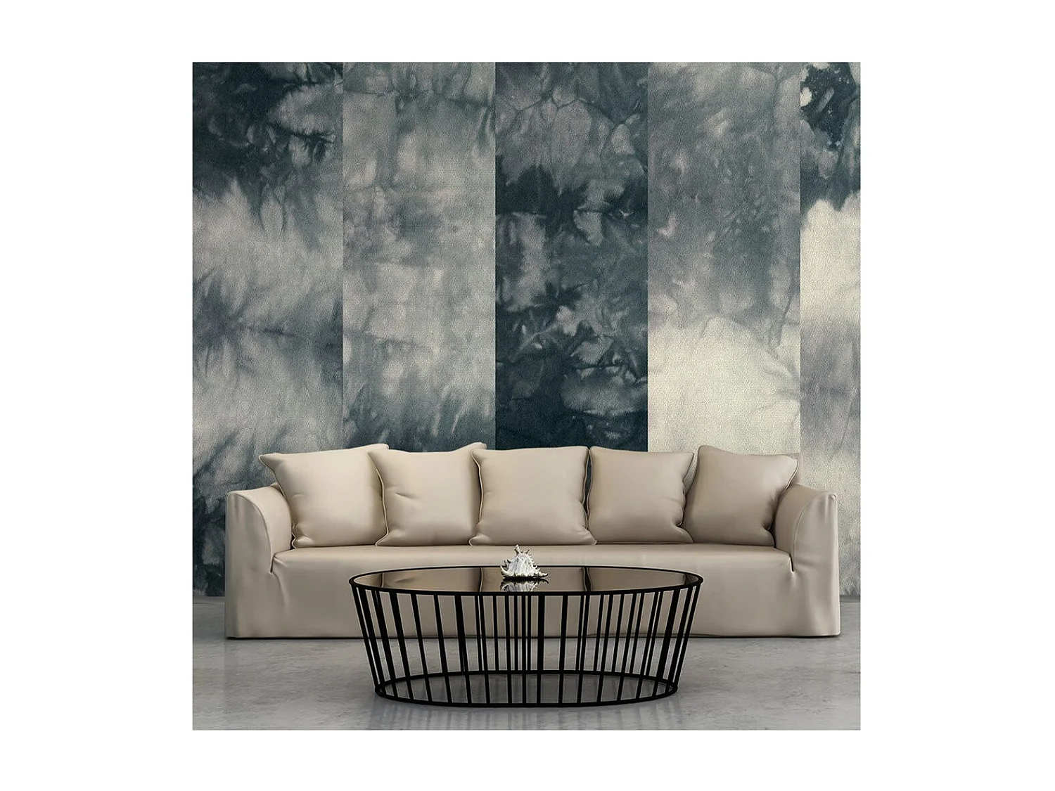 Papier Peint "Dark Composition" 50x1000cm