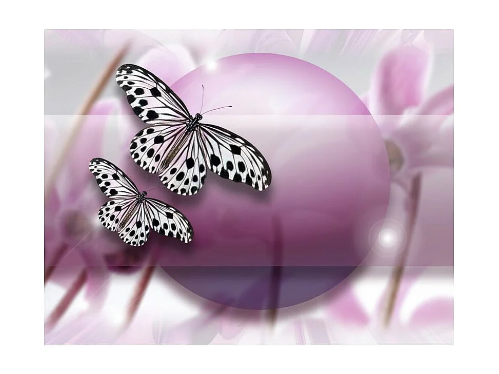 Papier Peint "Fly, Butterfly!" 154 x 200 cm