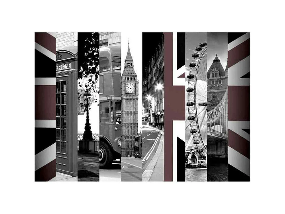 Papier Peint "London Symbols" 70 x 100 cm