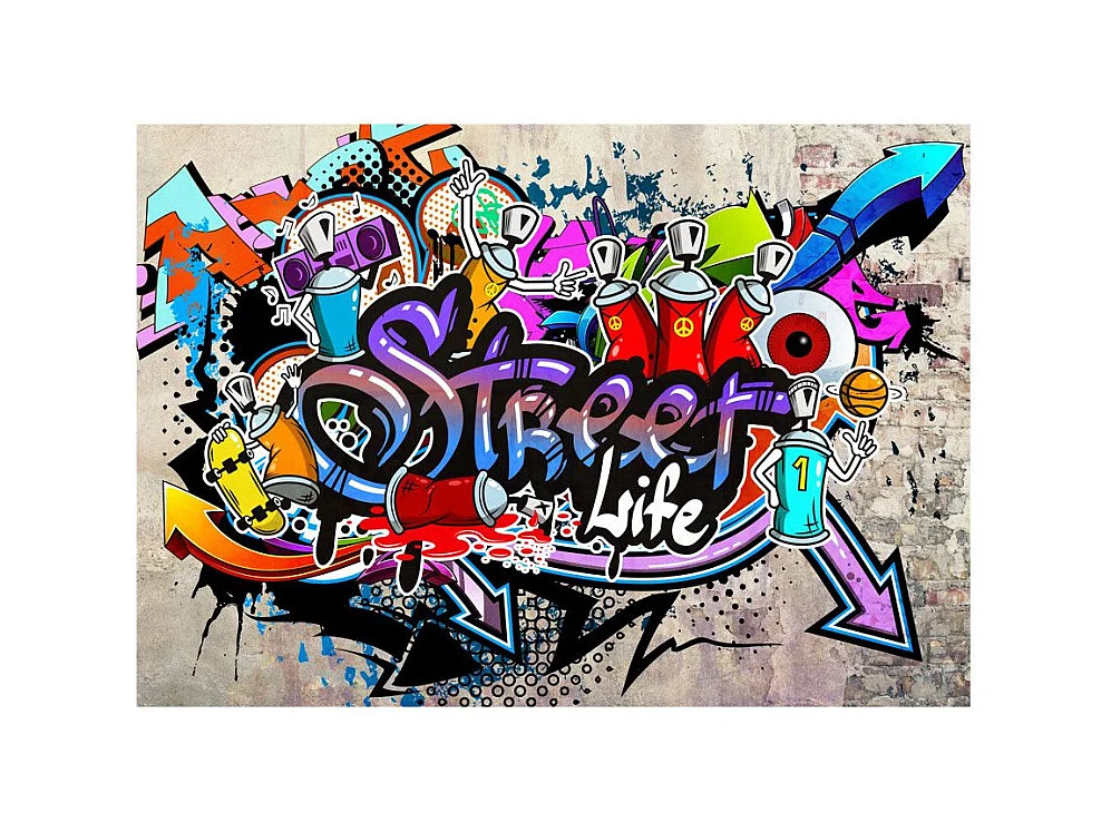 Papier Peint "Street Game" 210 x 300 cm