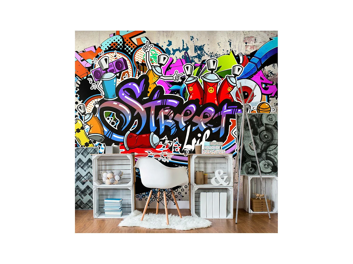 Papier Peint "Street Game" 210 x 300 cm