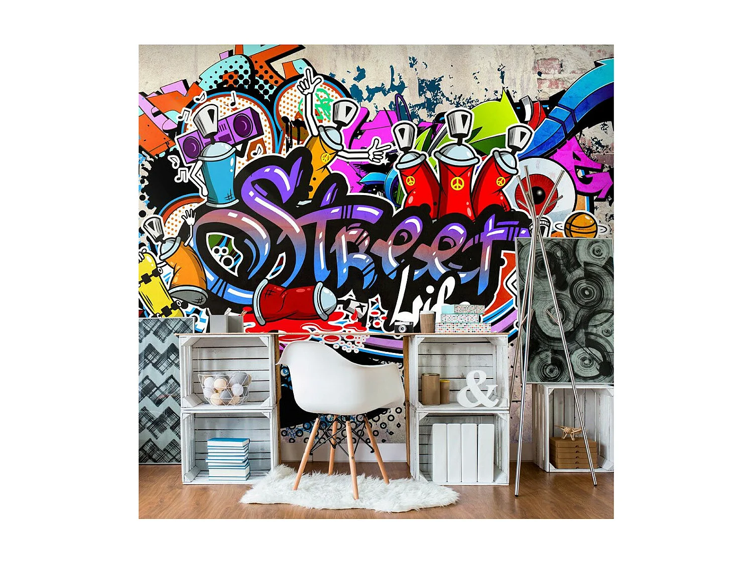 Papier Peint "Street Game" 210 x 300 cm