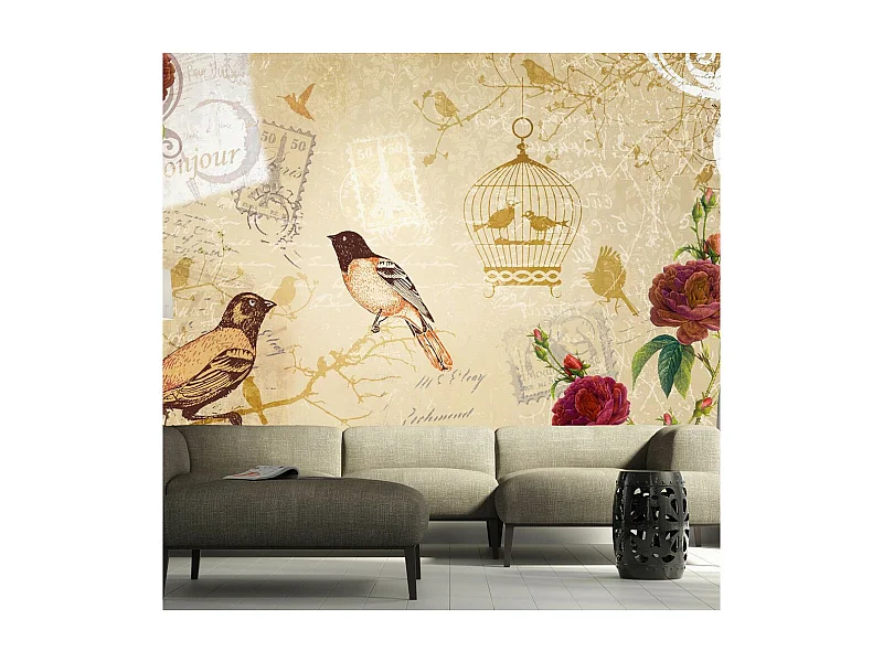 Papier Peint "Bonjour" 175 x 250 cm