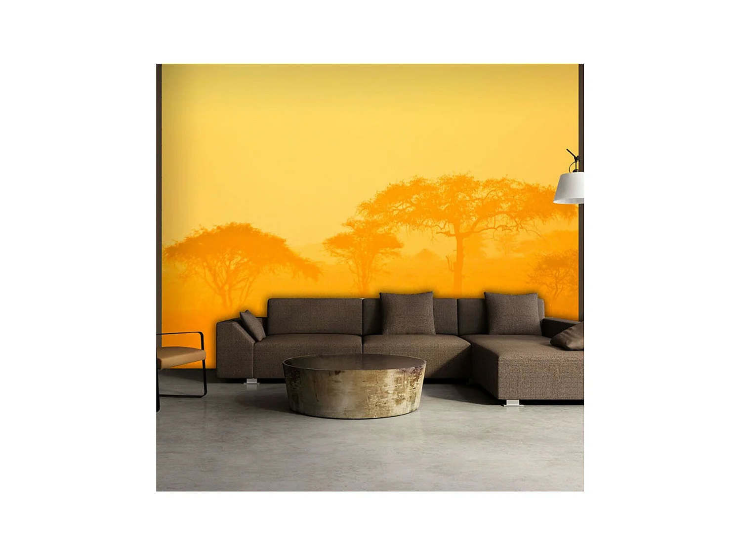 Papier Peint "Orange Savanna" 270 x 350 cm