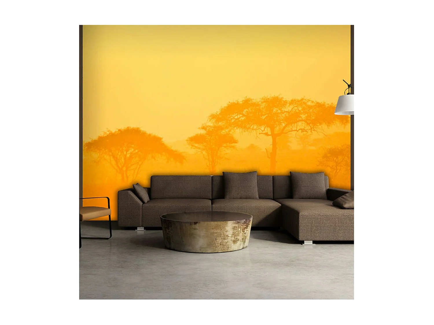 Papier Peint "Orange Savanna" 270 x 350 cm