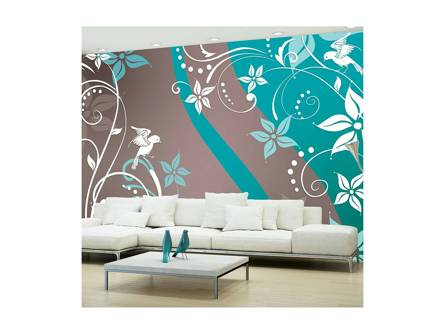 Papier Peint "Floral Fantasy III" 175 x 250 cm