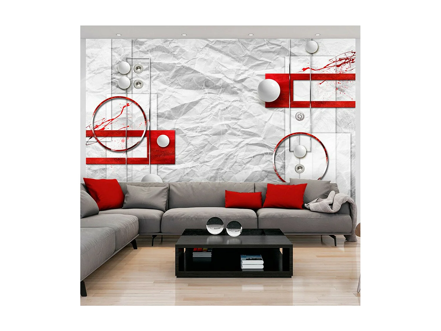 Papier Peint "Paper Abstraction" 245 x 350 cm