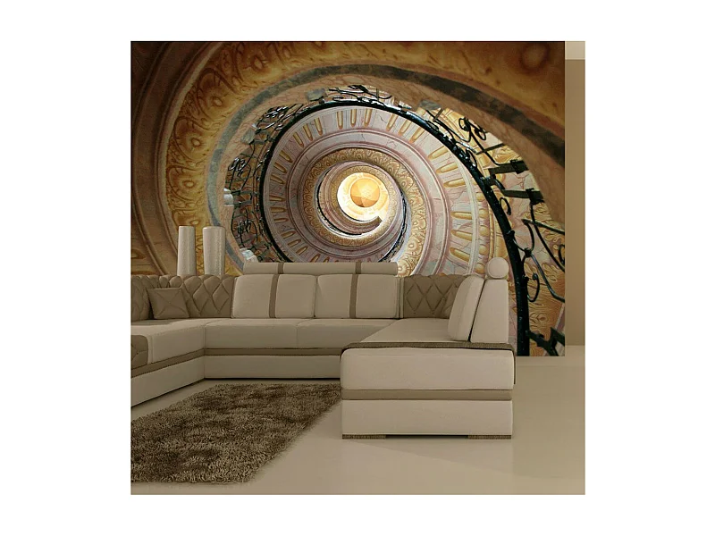 Papier Peint "Decorative Spiral Stairs" 154 x 200 cm