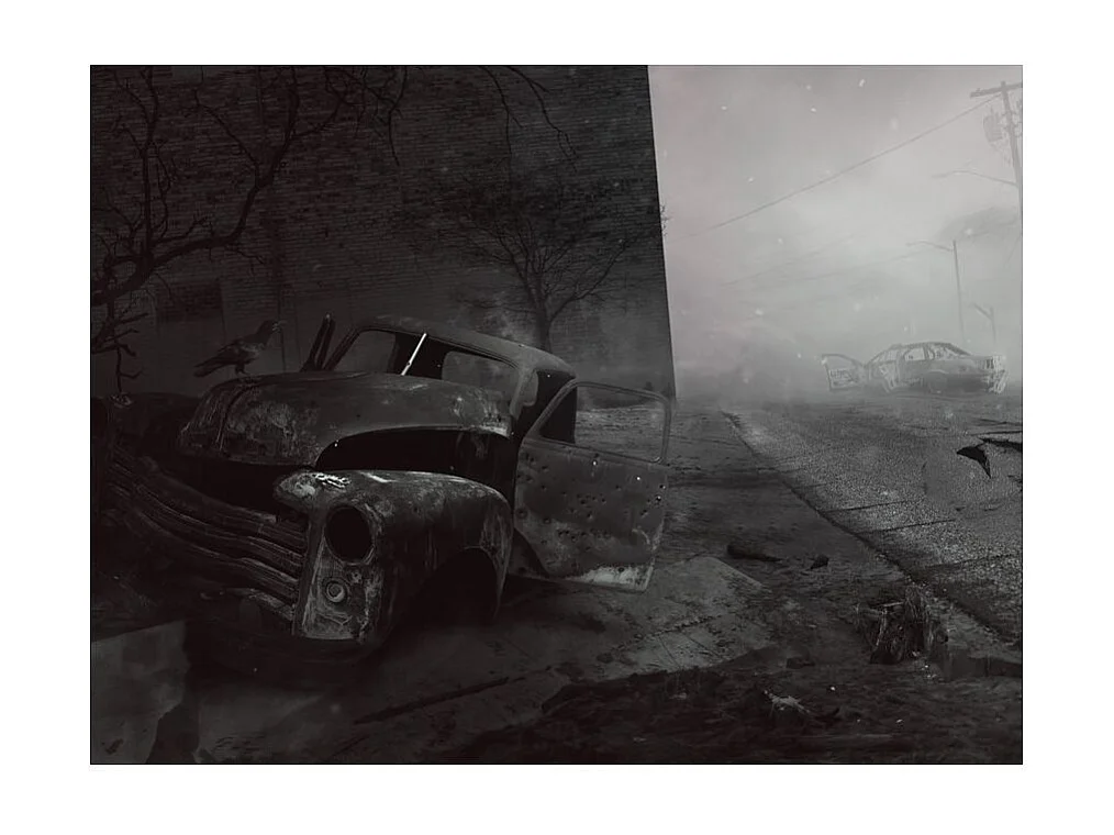 Papier Peint "City of Fear" 270 x 350 cm