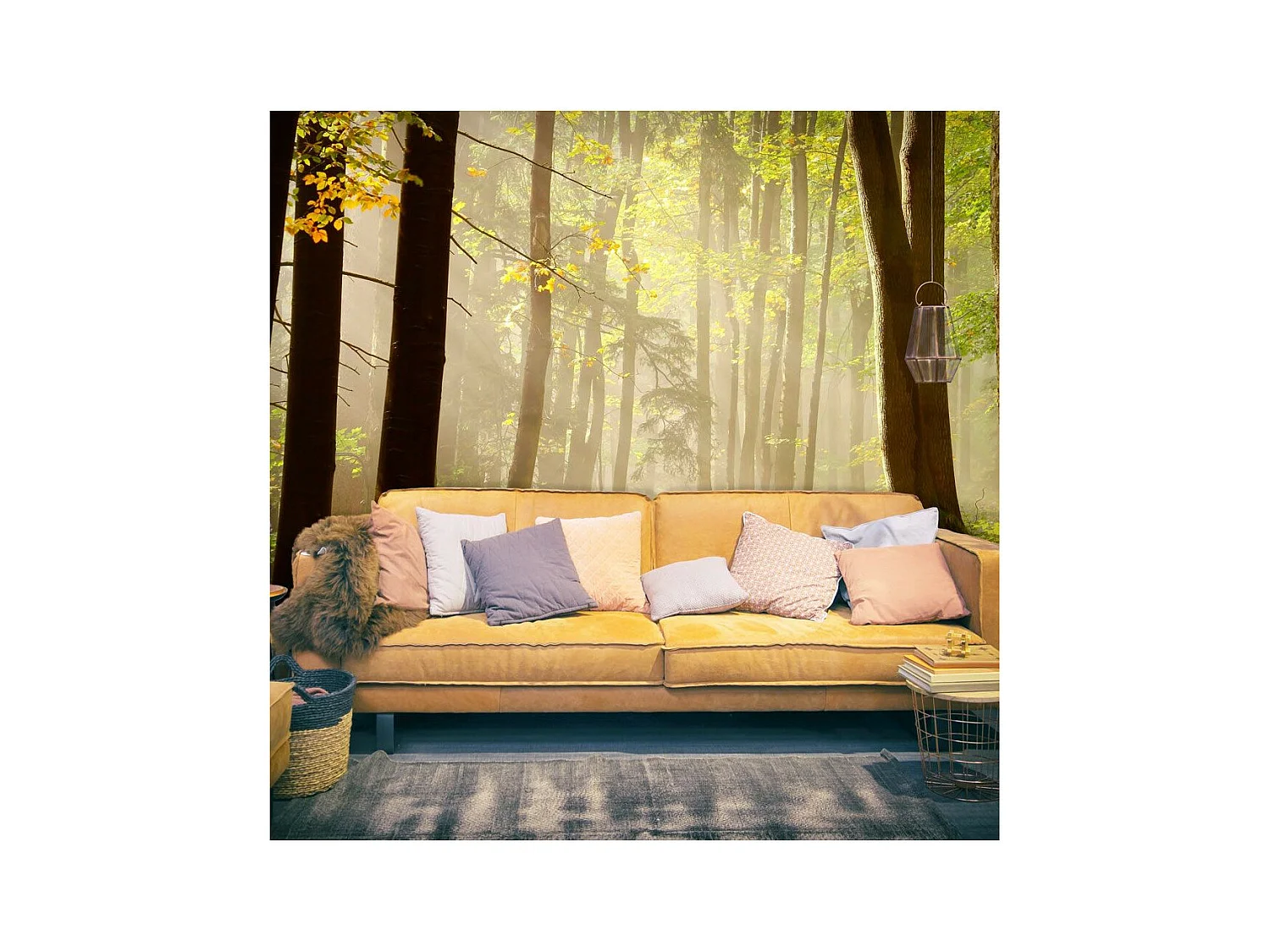 Papier Peint "Mysterious Forest Path" 270 x 350 cm