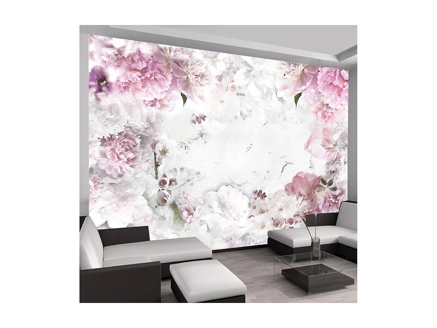 Papier Peint "Dancing Peonies" 140 x 200 cm