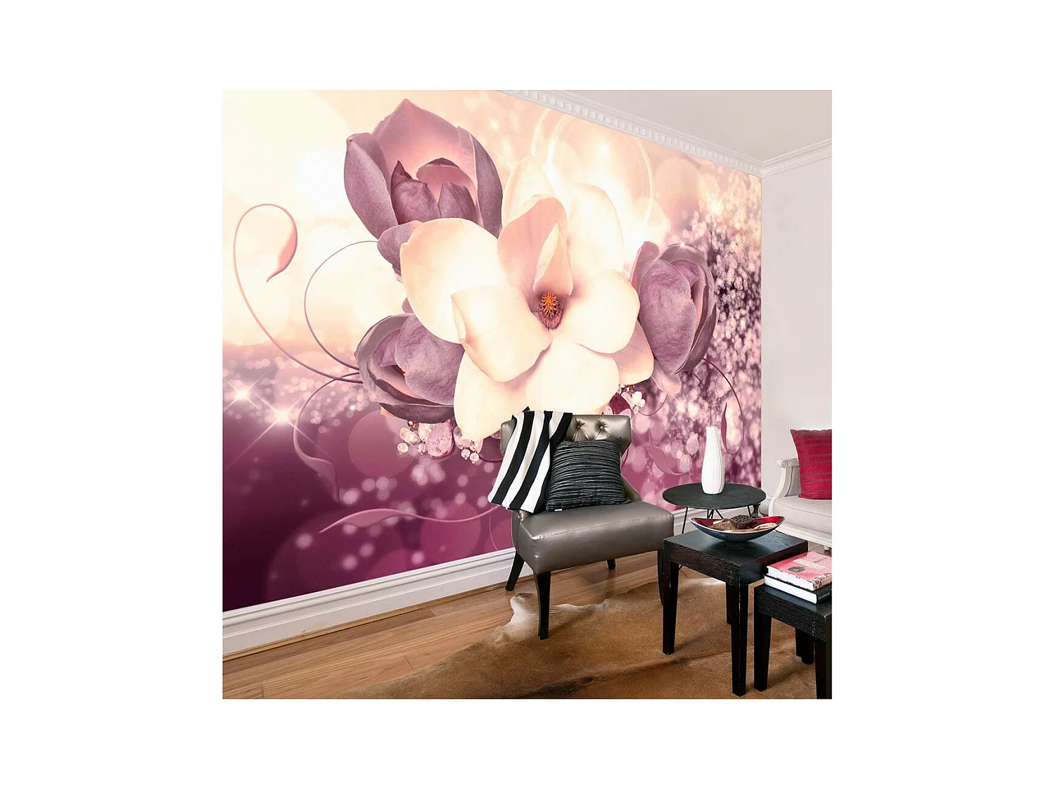 Papier Peint "Maroon Charm" 210 x 300 cm