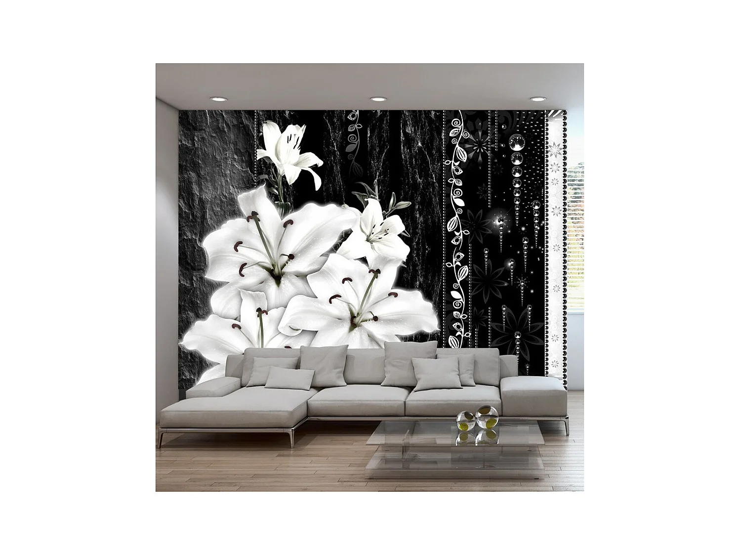 Papier Peint "Crying Lilies" 175 x 250 cm