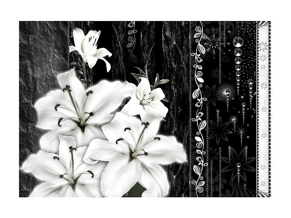 Papier Peint "Crying Lilies" 175 x 250 cm