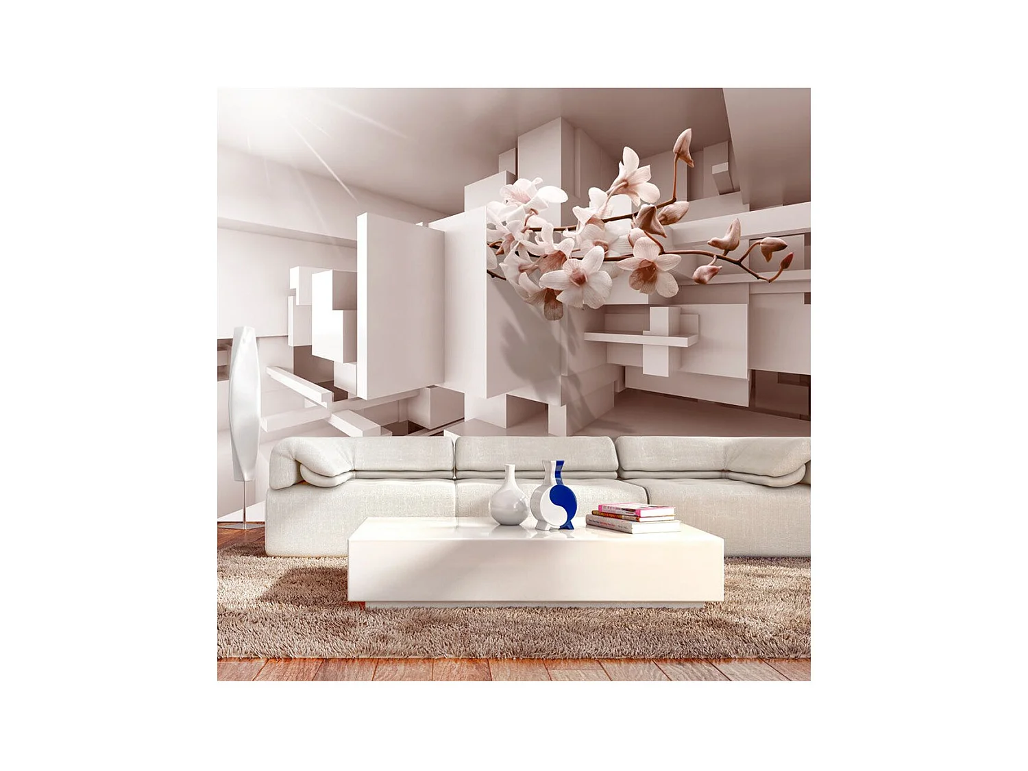 Papier Peint "Garden of Future" 140 x 200 cm