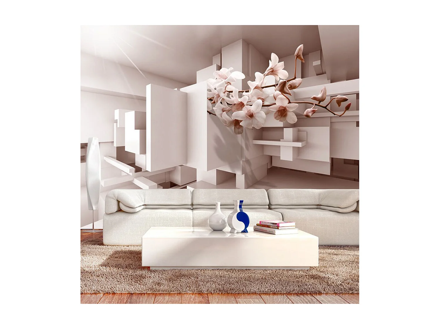 Papier Peint "Garden of Future" 140 x 200 cm