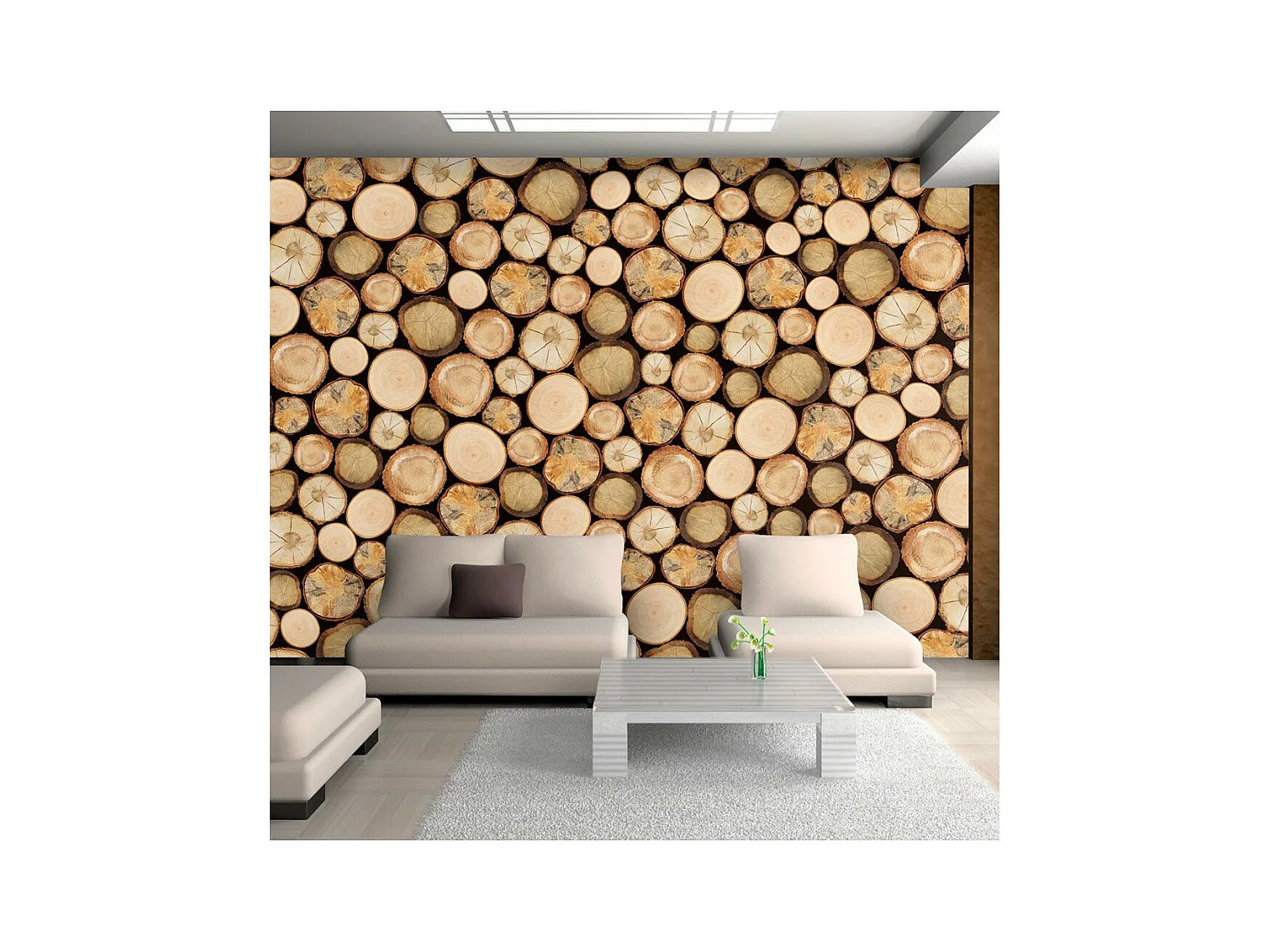 Papier Peint "Dans la Scierie" 70 x 100 cm