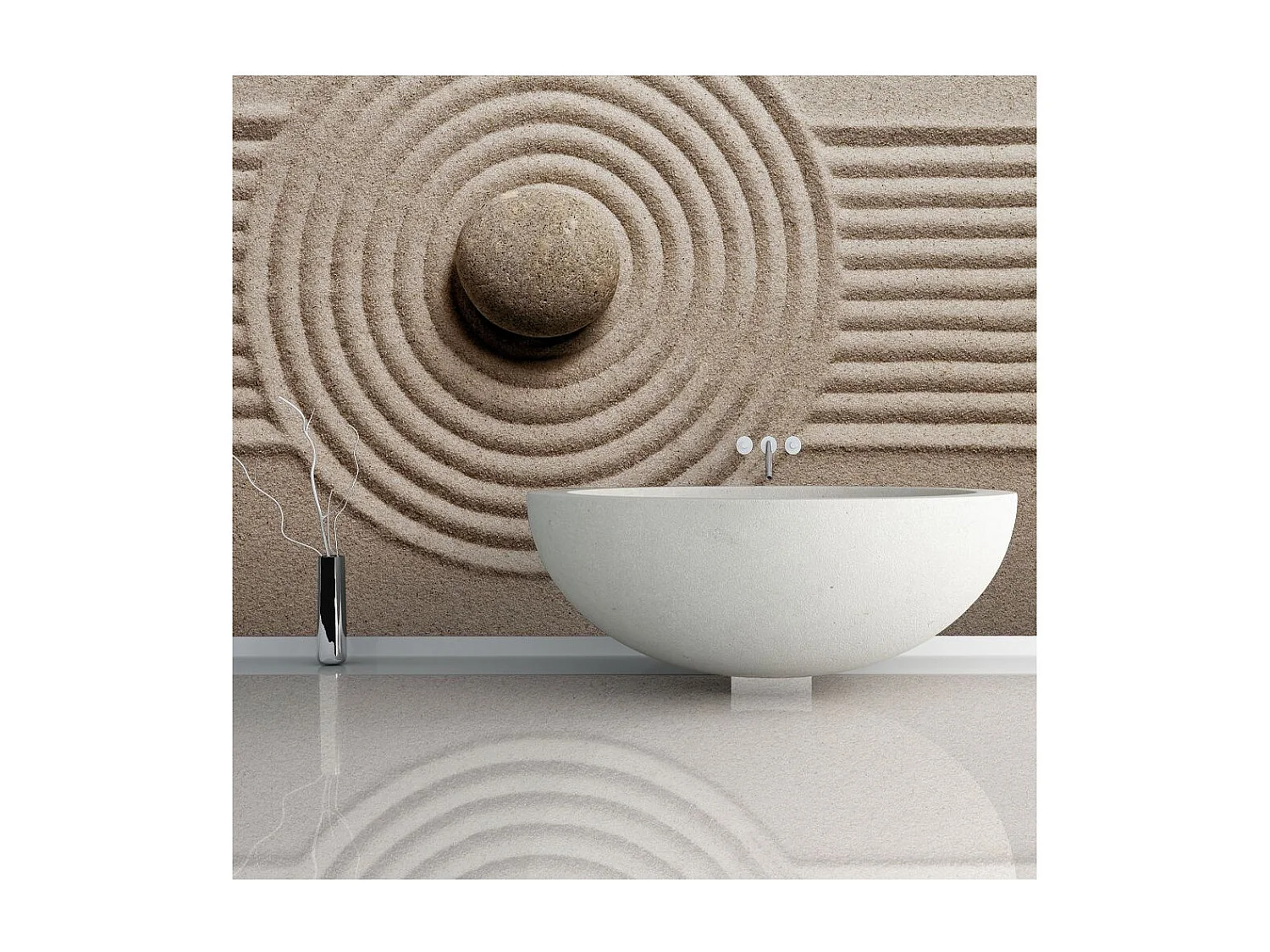 Papier Peint "Relaxation Zen" 193 x 250 cm