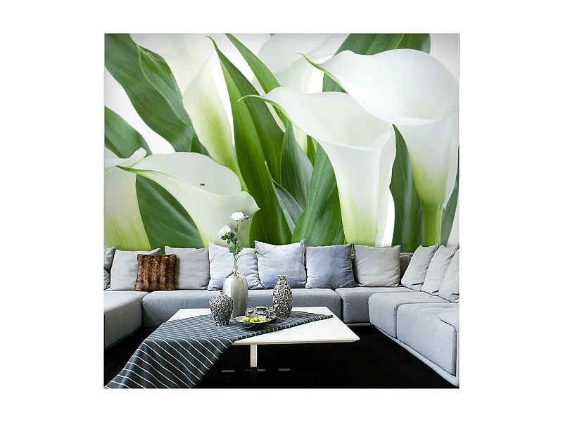 Papier Peint "Bouquet de Fleurs Callas" 270 x 350 cm