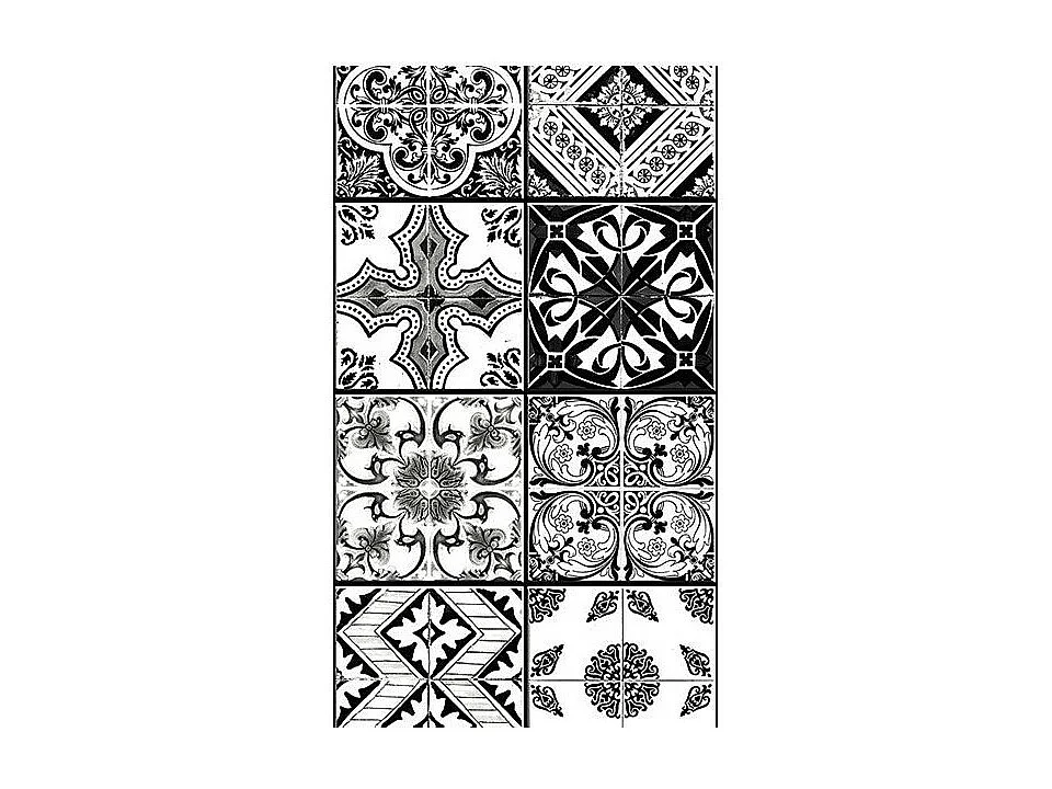 Papier Peint "Arabesque Black & White" 50x1000cm