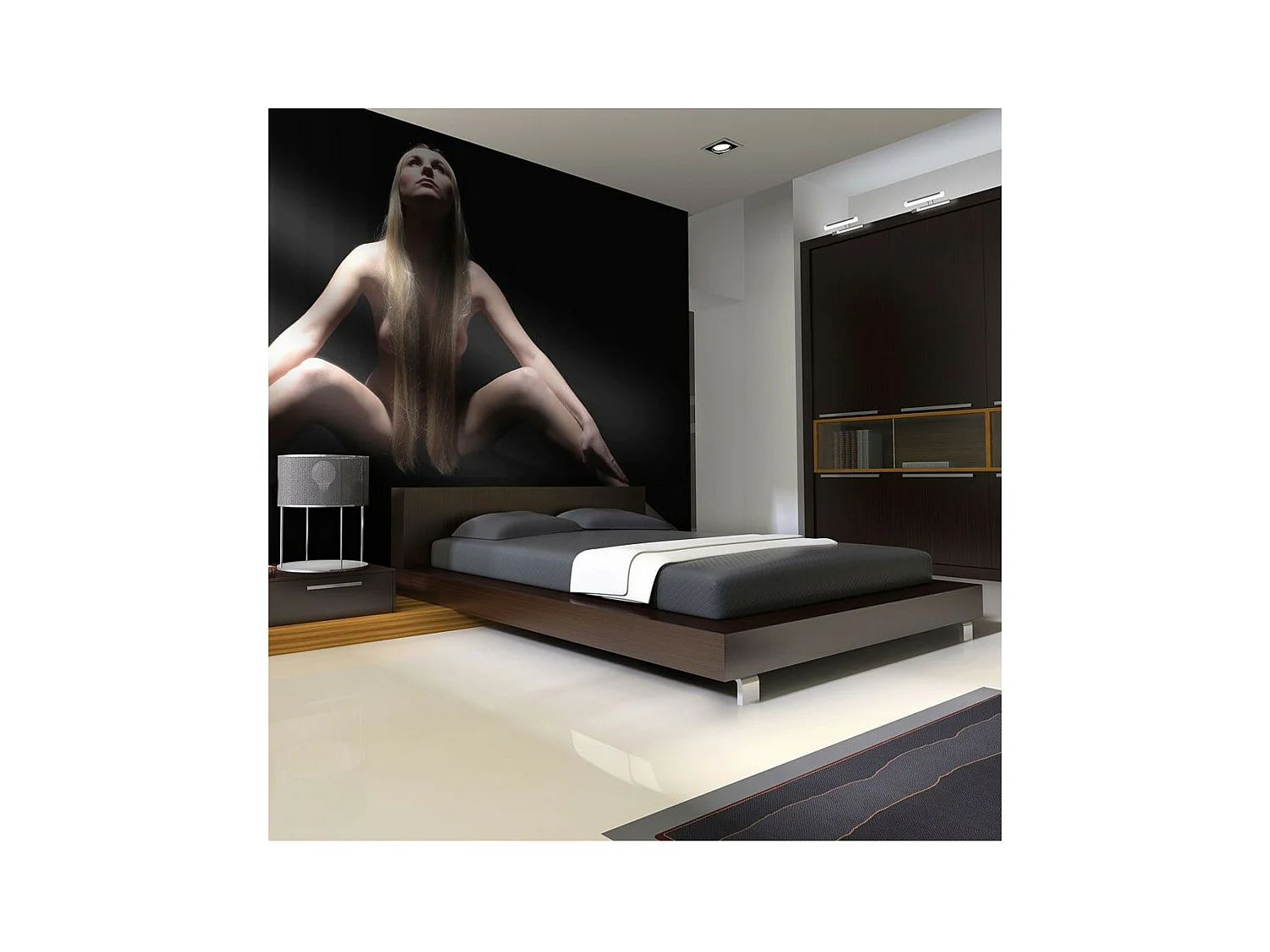 Papier Peint "Nu Artistique Symétrie" 270 x 350 cm