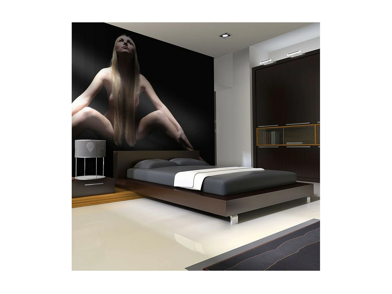 Papier Peint "Nu Artistique Symétrie" 270 x 350 cm