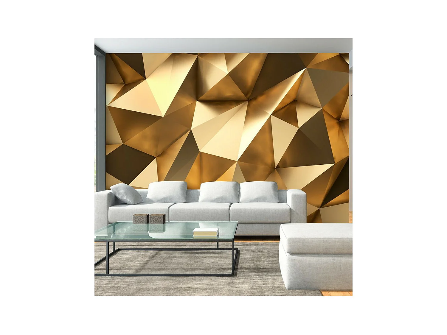 Papier Peint "Golden Dome" 140 x 200 cm