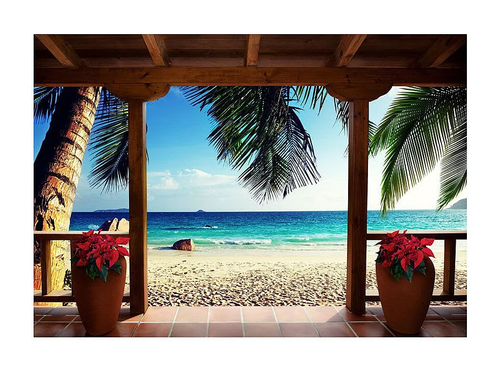 Papier Peint "Souvenirs Ensoleillés" 70 x 100 cm