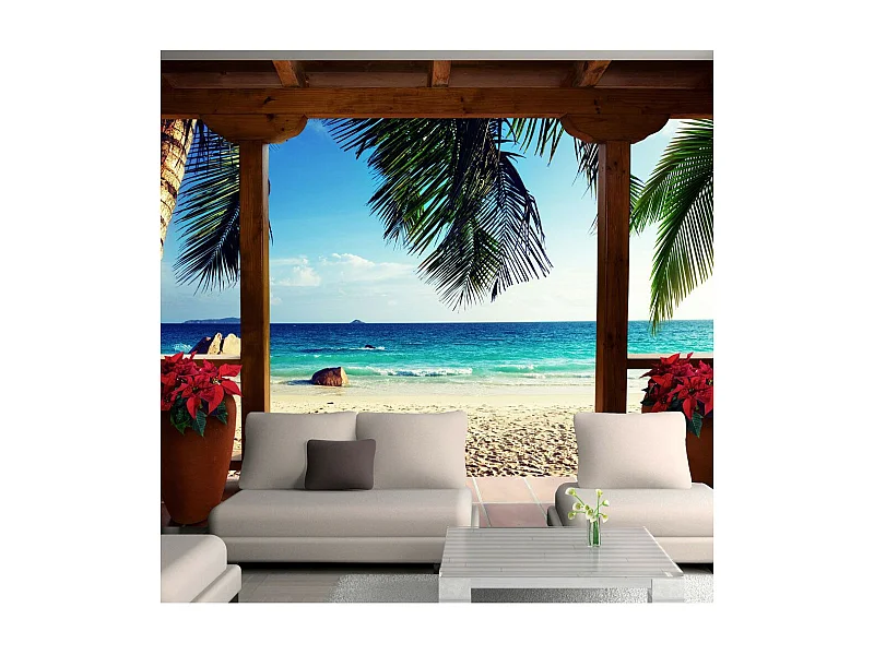 Papier Peint "Souvenirs Ensoleillés" 70 x 100 cm