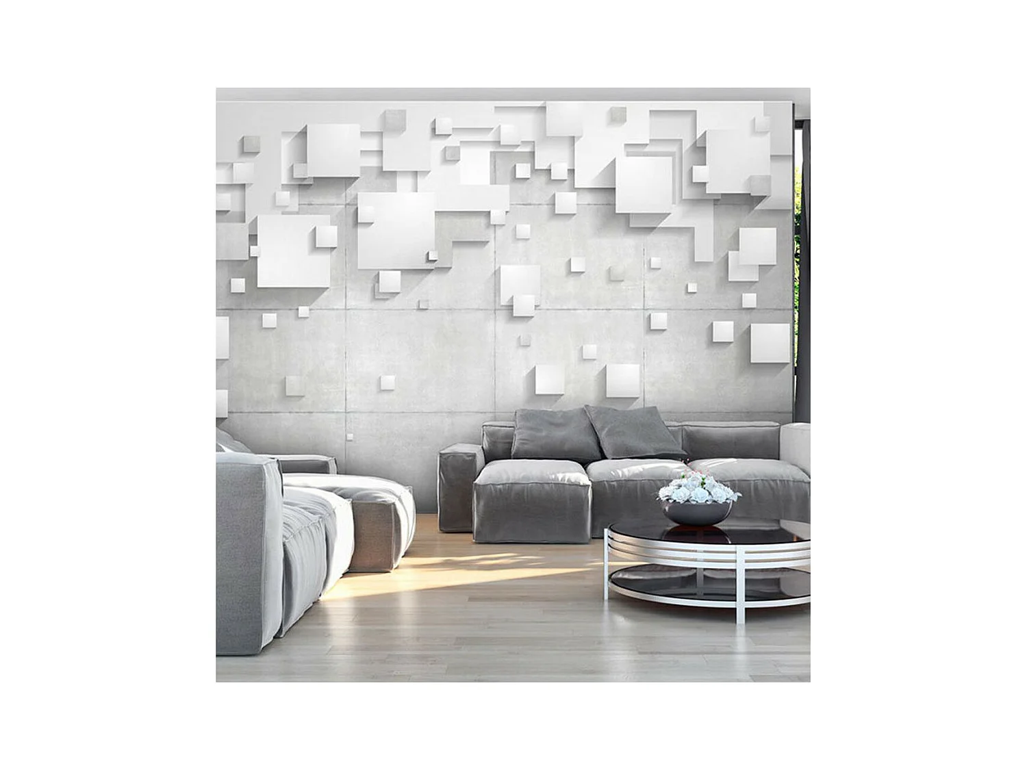 Papier Peint "Après Midi Nuageux" 175 x 250 cm