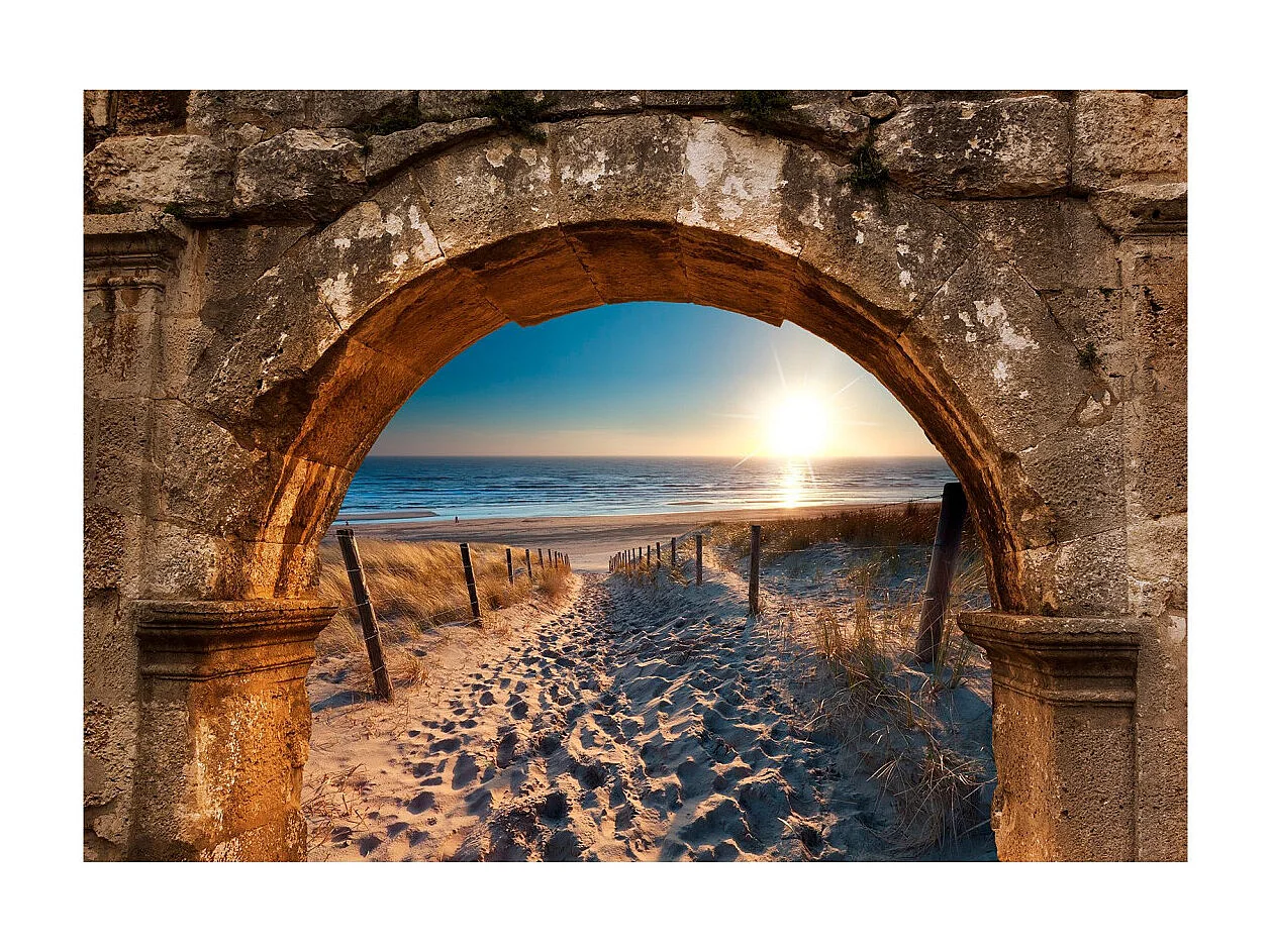 Papier Peint "Arch & Beach" 175 x 250 cm