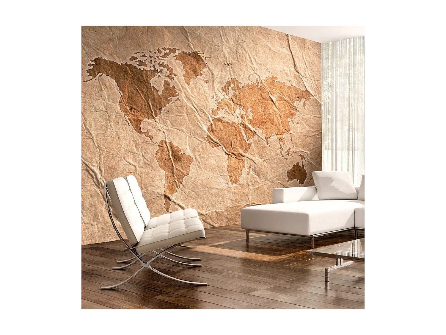 Papier Peint "Sandy Map" 210 x 300 cm