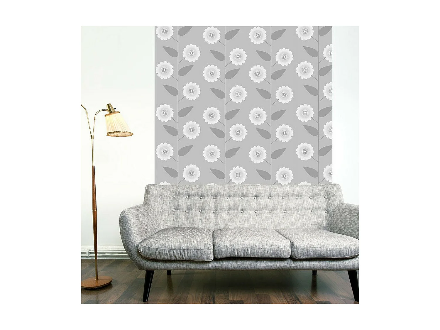 Papier Peint "Floral Pattern" 50x1000cm