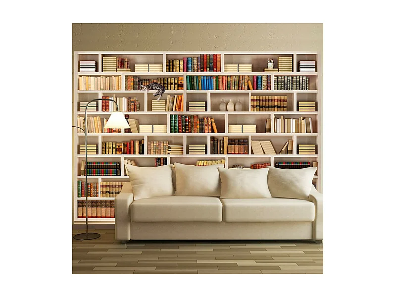Papier Peint "Bibliothèque Domestique" 105 x 150 cm