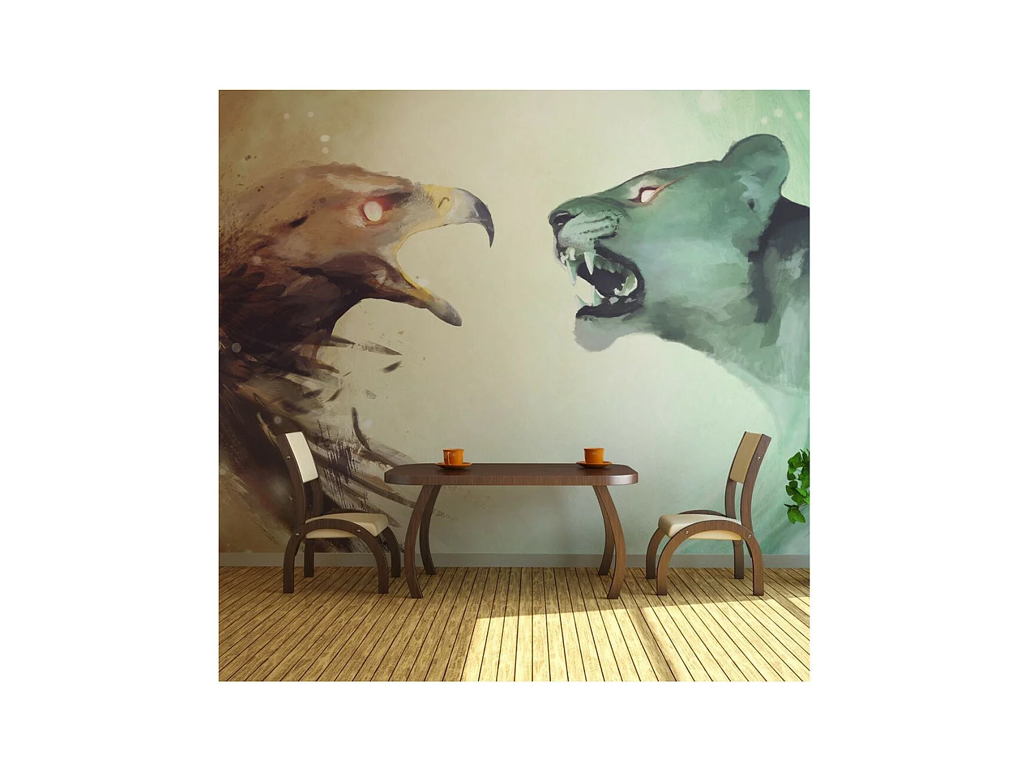 Papier Peint "Interspecies Clash" 231 x 300 cm