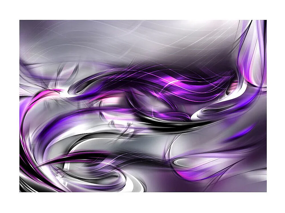 Papier Peint "Tourbillons Pourpre" 140 x 200 cm