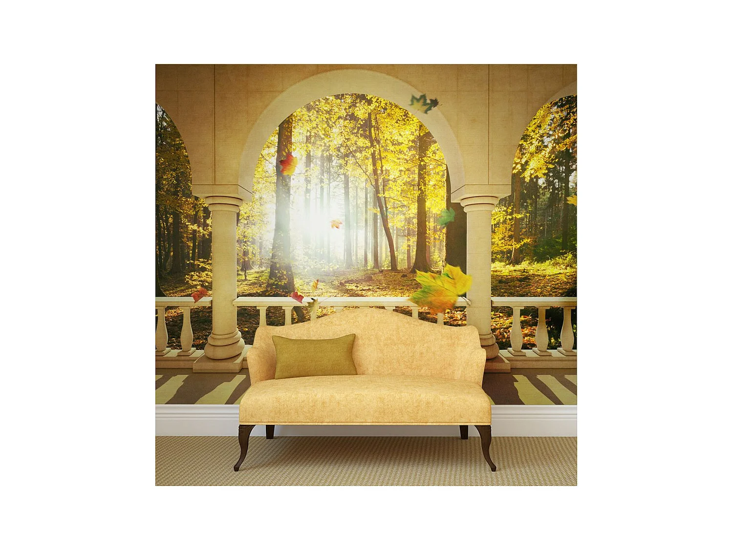 Papier Peint "Dream About Autumnal Forest" 193 x 250 cm