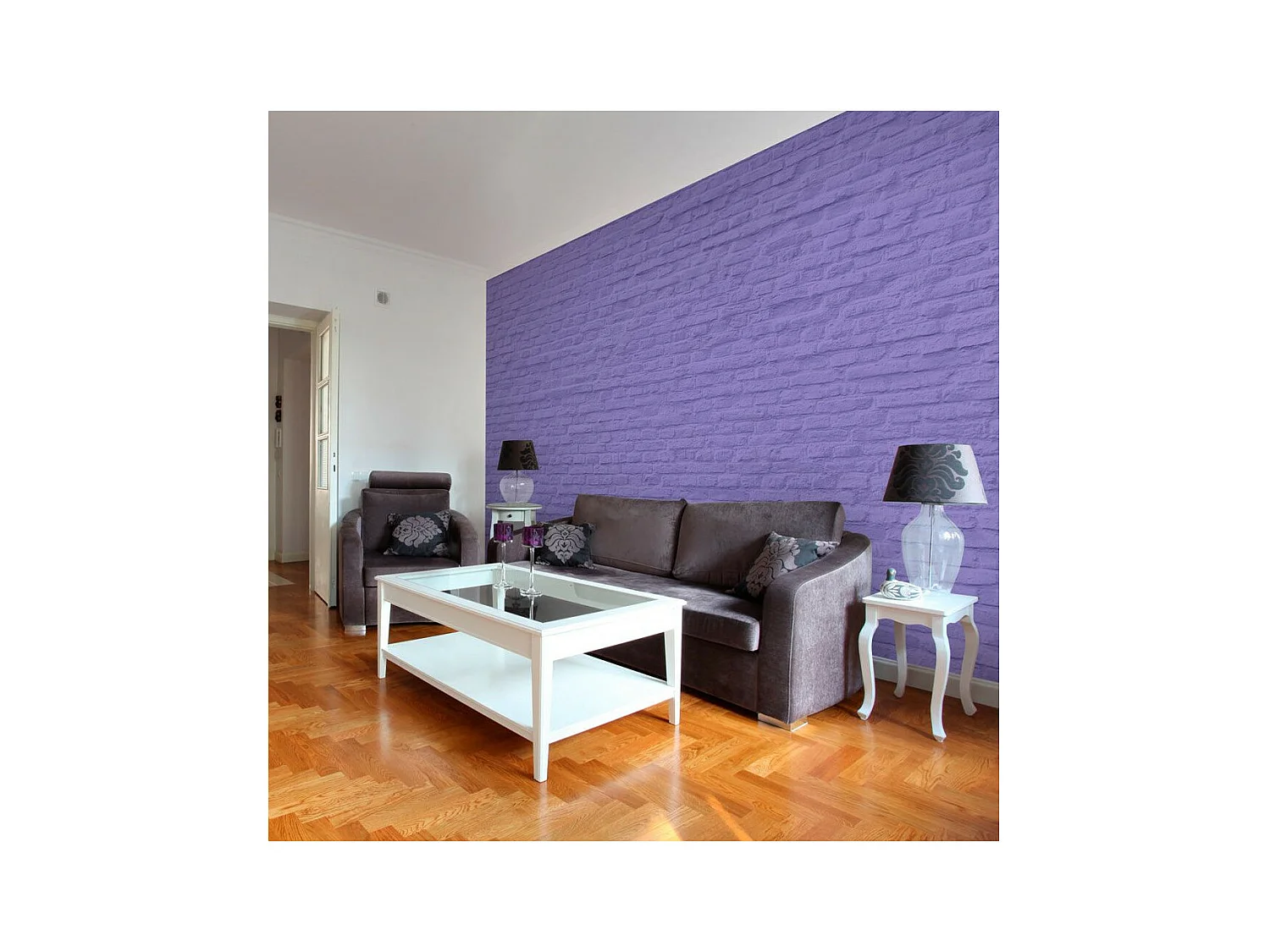 Papier Peint "Inspiration de Bruyère" 175 x 250 cm