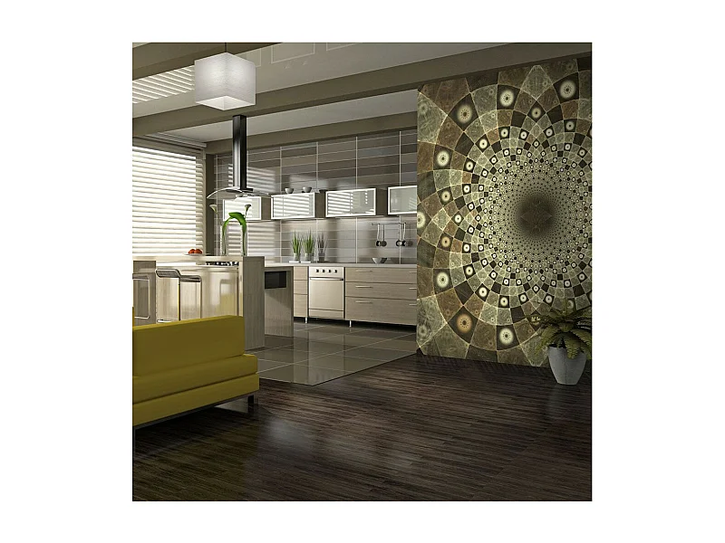 Papier Peint "Brown Mosaic" 270 x 350 cm