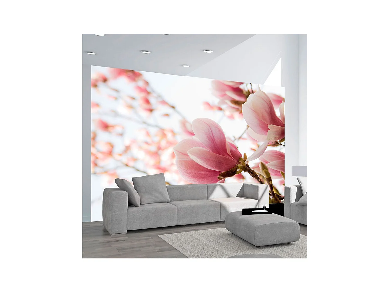 Papier Peint "Magnolia Rose" 231 x 300 cm