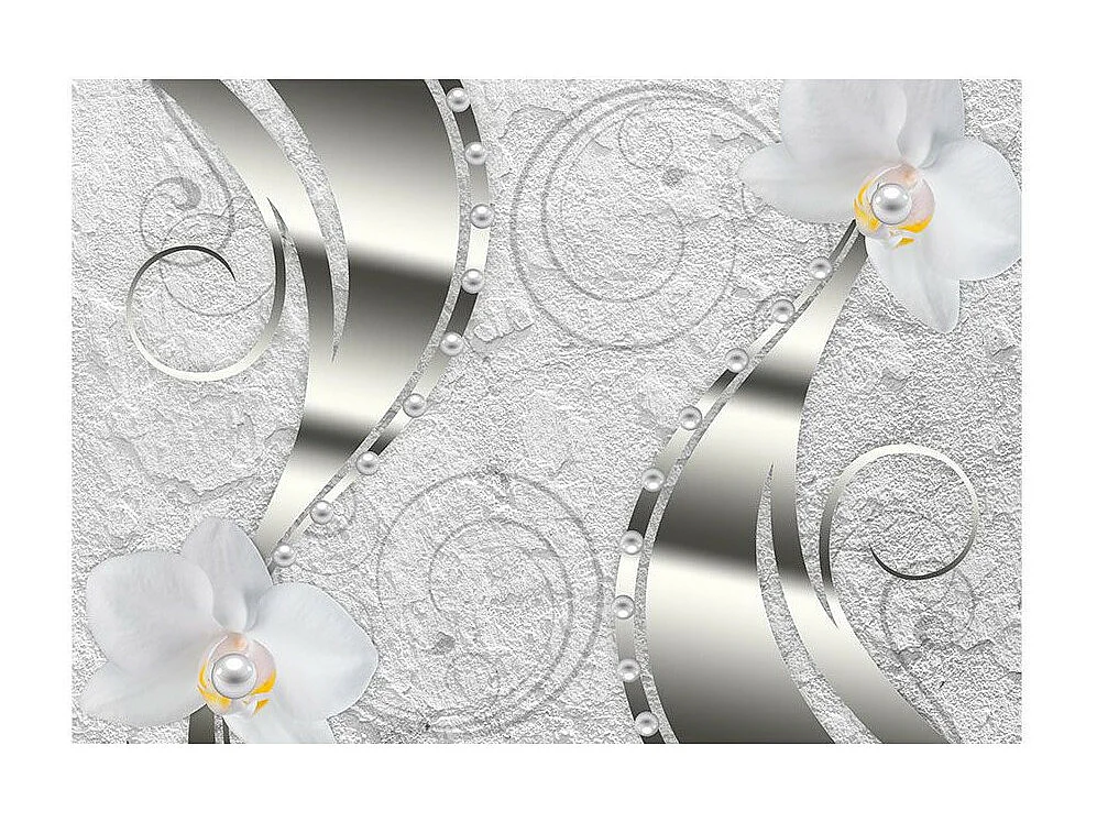 Papier Peint "Flowering Abstraction" 105 x 150 cm